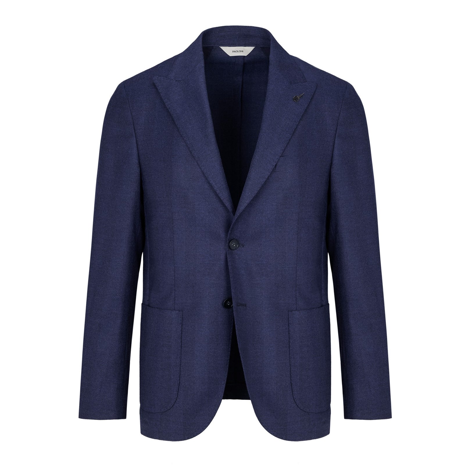 Giacca sfoderata resca misto lana stretch 44 / BLU