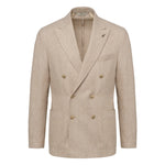 Giacca doppiopetto resca in misto lana 44 / BEIGE