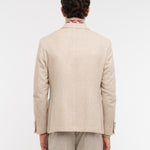 Giacca doppiopetto resca in misto lana 44 / BEIGE