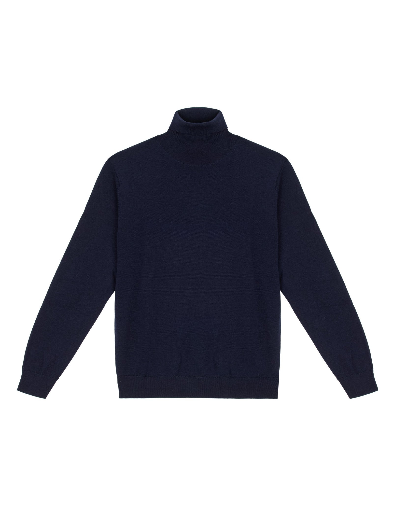 Dolcevita rasato pura lana merinos 3XL / BLU