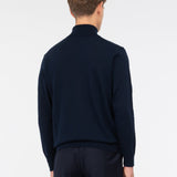 Dolcevita rasato pura lana merinos 3XL / BLU
