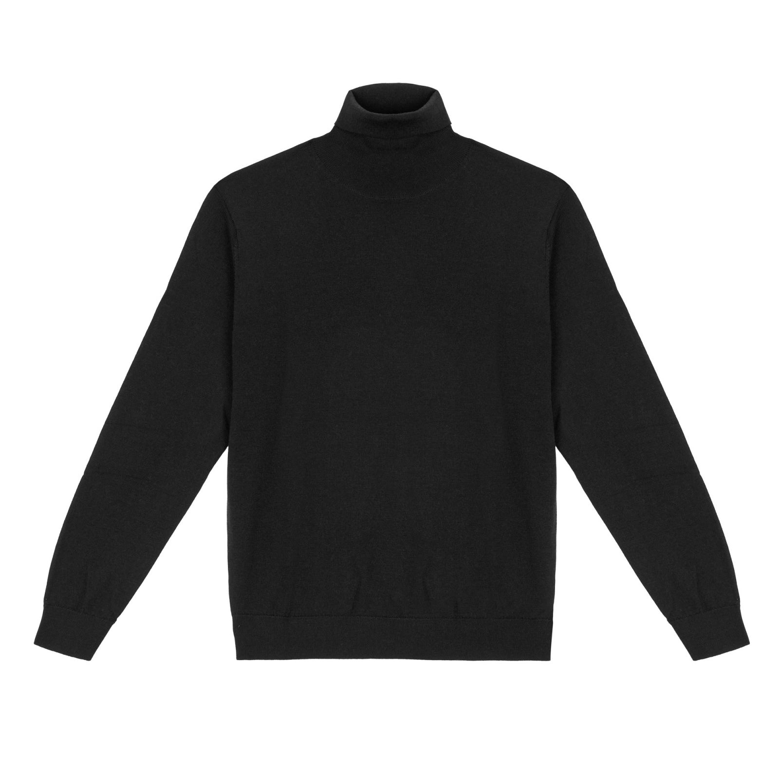 Dolcevita rasato pura lana merinos 3XL / NERO