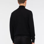 Dolcevita rasato pura lana merinos 3XL / NERO
