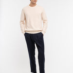 Maglione girocollo in pura lana 3XL / BIANCO