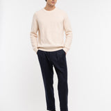 Maglione girocollo in pura lana 3XL / BIANCO