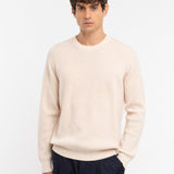 Maglione girocollo in pura lana 3XL / BIANCO