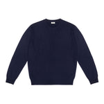 Maglione girocollo in pura lana 3XL / BLU