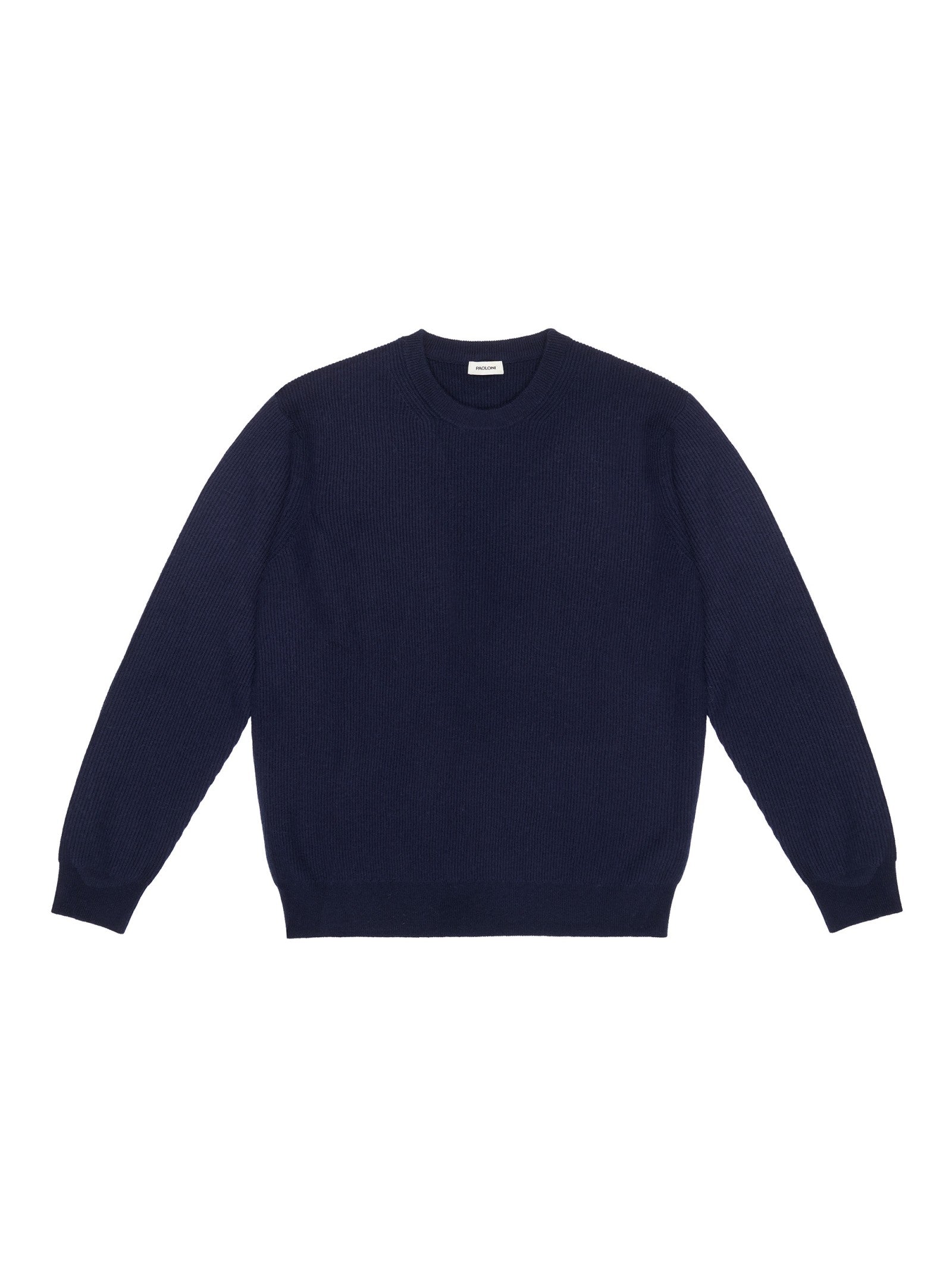 Maglione girocollo in pura lana 3XL / BLU
