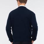Maglione girocollo in pura lana 3XL / BLU