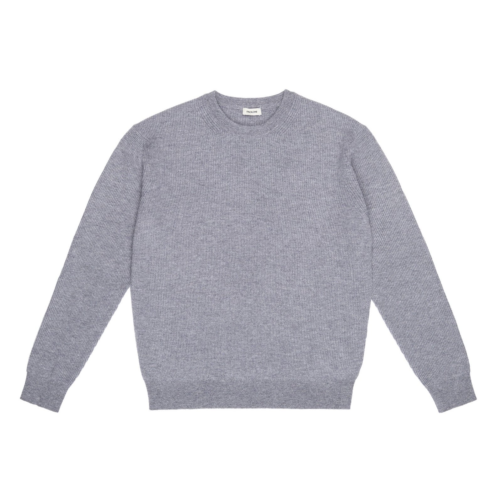 Maglione girocollo in pura lana 3XL / GRIGIO