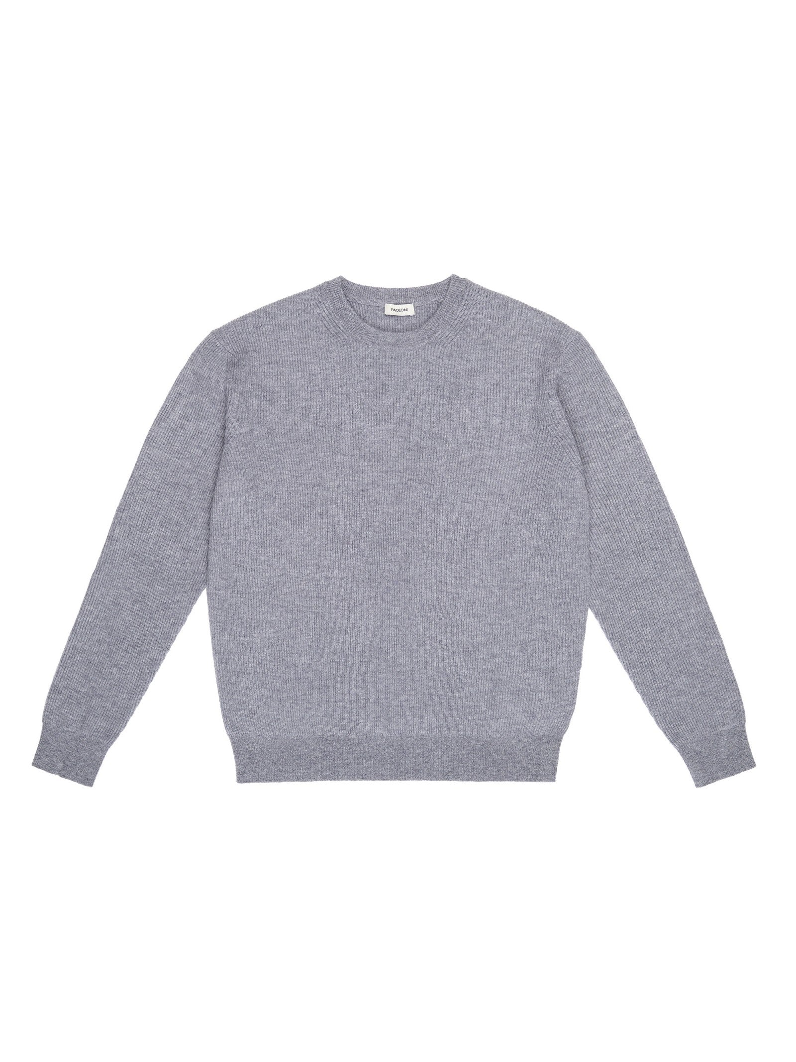 Maglione girocollo in pura lana 3XL / GRIGIO