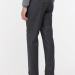 Pantalone pinces flanella di lana stretch 44 / GRIGIO
