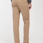 Pantalone slim gabardina di cotone stretch 44 / BEIGE