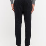 Pantalone slim gabardina di cotone stretch 44 / BLU