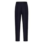 Pantalone jogging flanella di lana stretch 44 / BLU