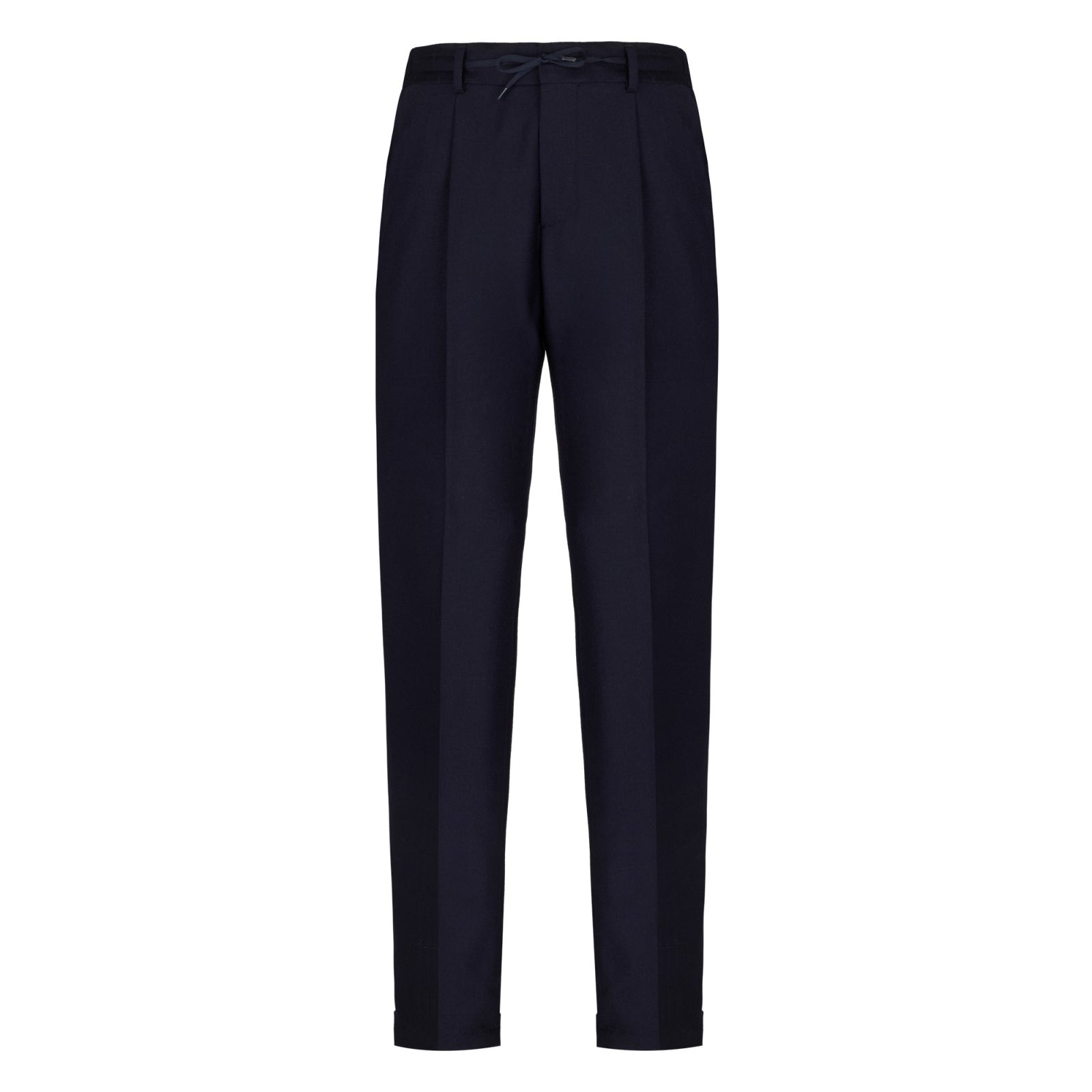 Pantalone jogging flanella di lana stretch 44 / BLU