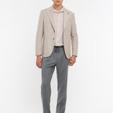 Pantalone jogging flanella di lana stretch 44 / GRIGIO