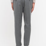 Pantalone jogging flanella di lana stretch 44 / GRIGIO