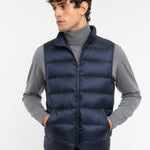 Gilet trapuntato nylon tecnico 44 / BLU