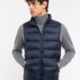 Gilet trapuntato nylon tecnico 44 / BLU