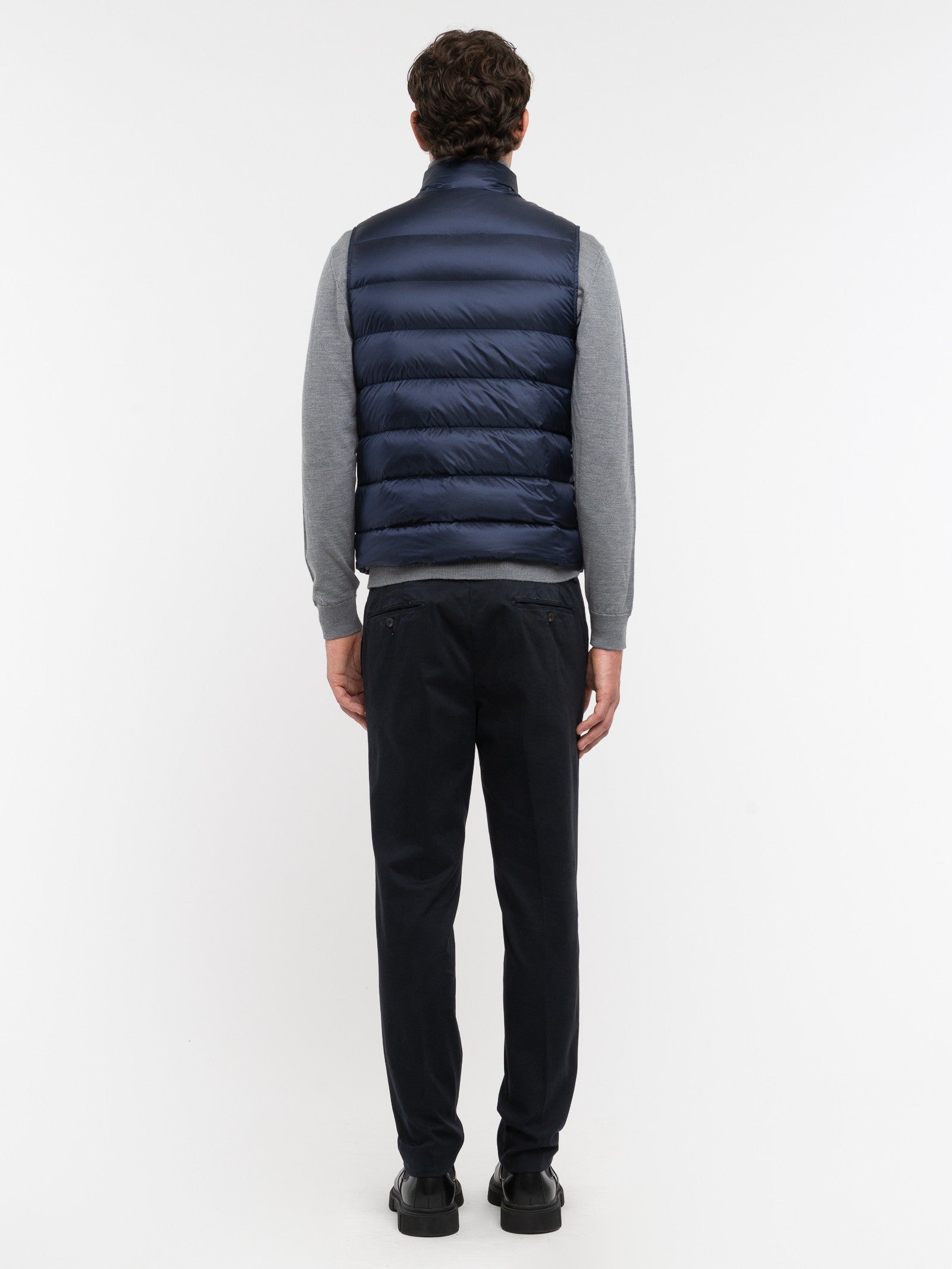 Gilet trapuntato nylon tecnico 44 / BLU