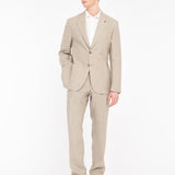 Abito sfoderato in lino 44 / BEIGE