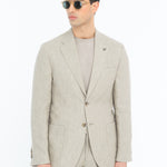 Abito sfoderato in lino 44 / BEIGE