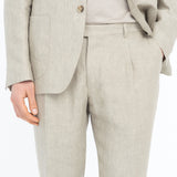 Abito sfoderato in lino 44 / BEIGE