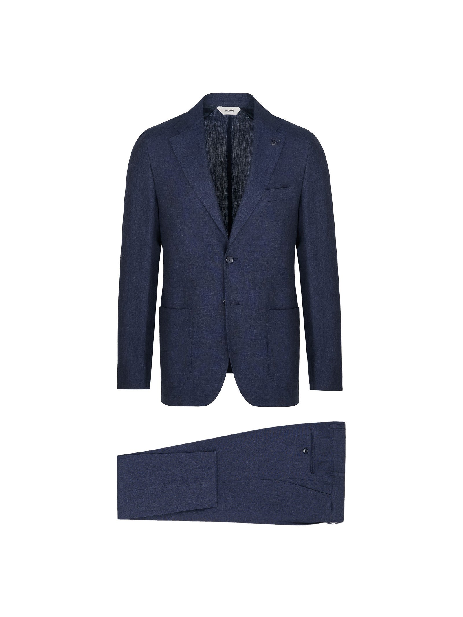 Abito sfoderato in lino 44 / BLU