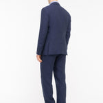 Abito sfoderato in lino 44 / BLU