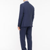 Abito sfoderato in lino 44 / BLU