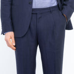 Abito sfoderato in lino 44 / BLU