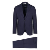 Abito in fresco di lana stretch 44 / BLU