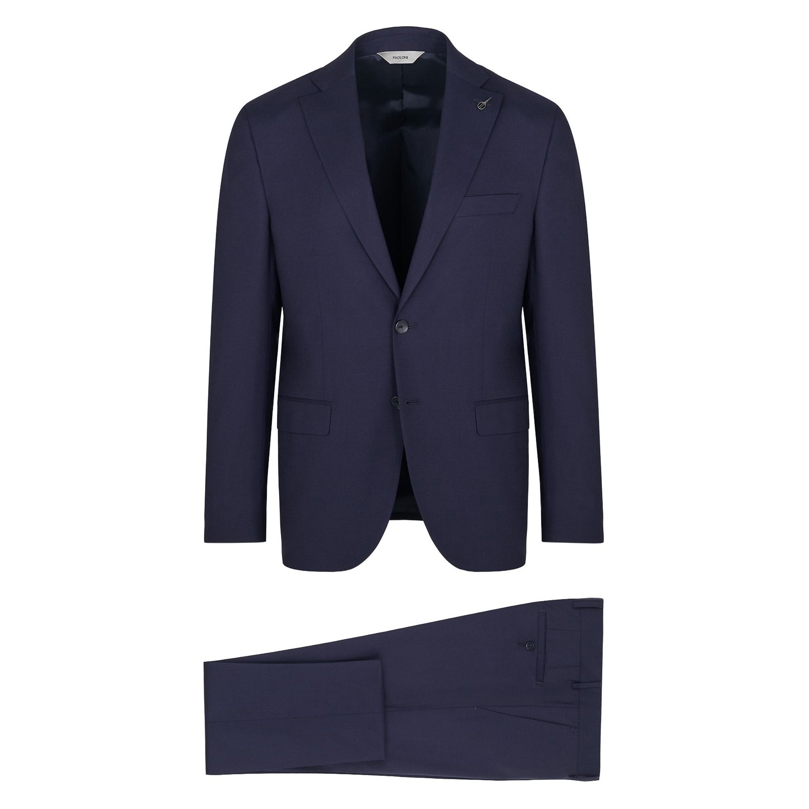 Abito in fresco di lana stretch 44 / BLU