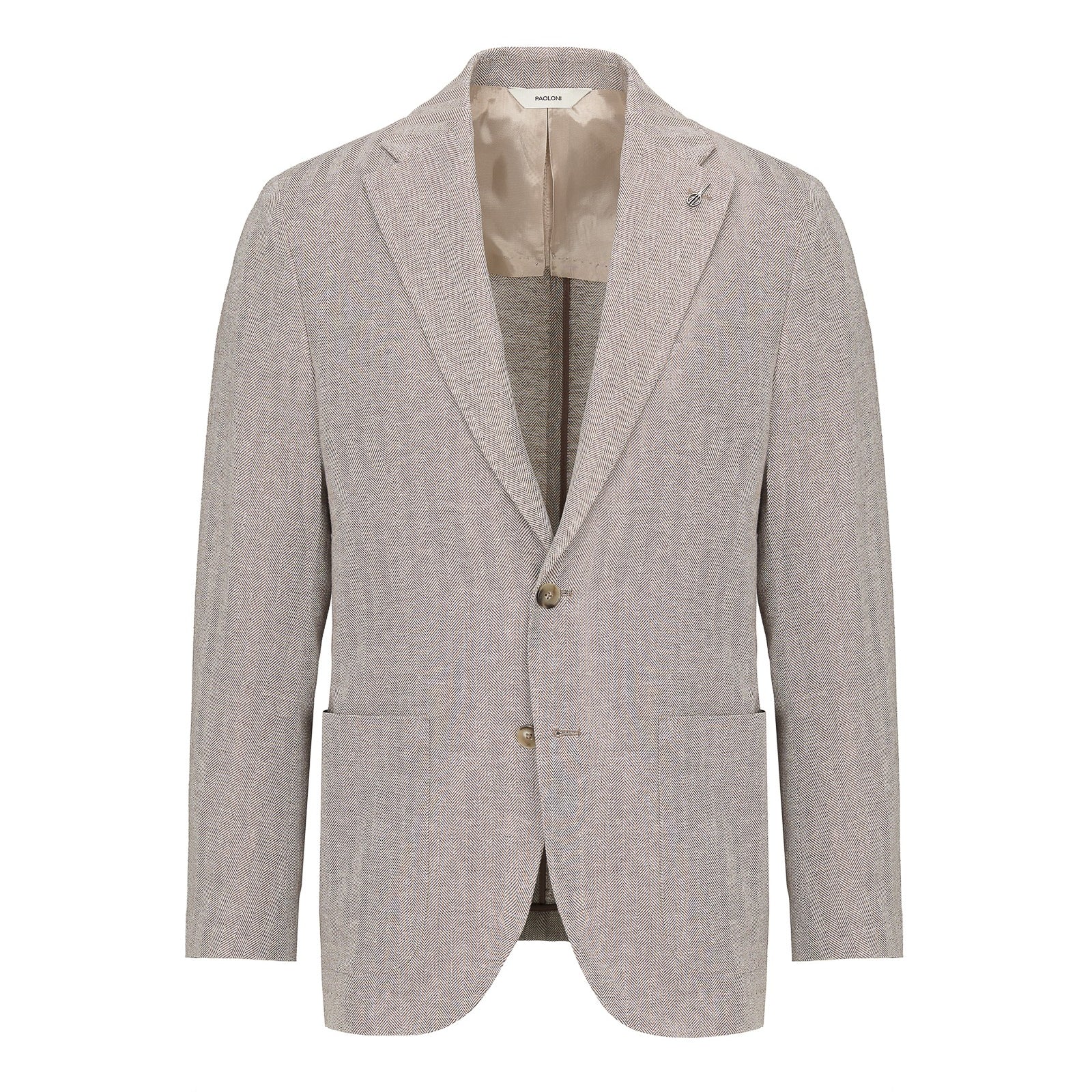 Giacca resca lino cotone 44 / BEIGE