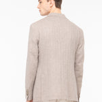 Giacca resca lino cotone 44 / BEIGE