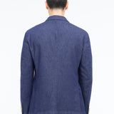 Giacca sfoderata cotone denim 44 / BLU