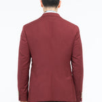 Giacca sfoderata fresco di lana stretch 44 / ROSSO