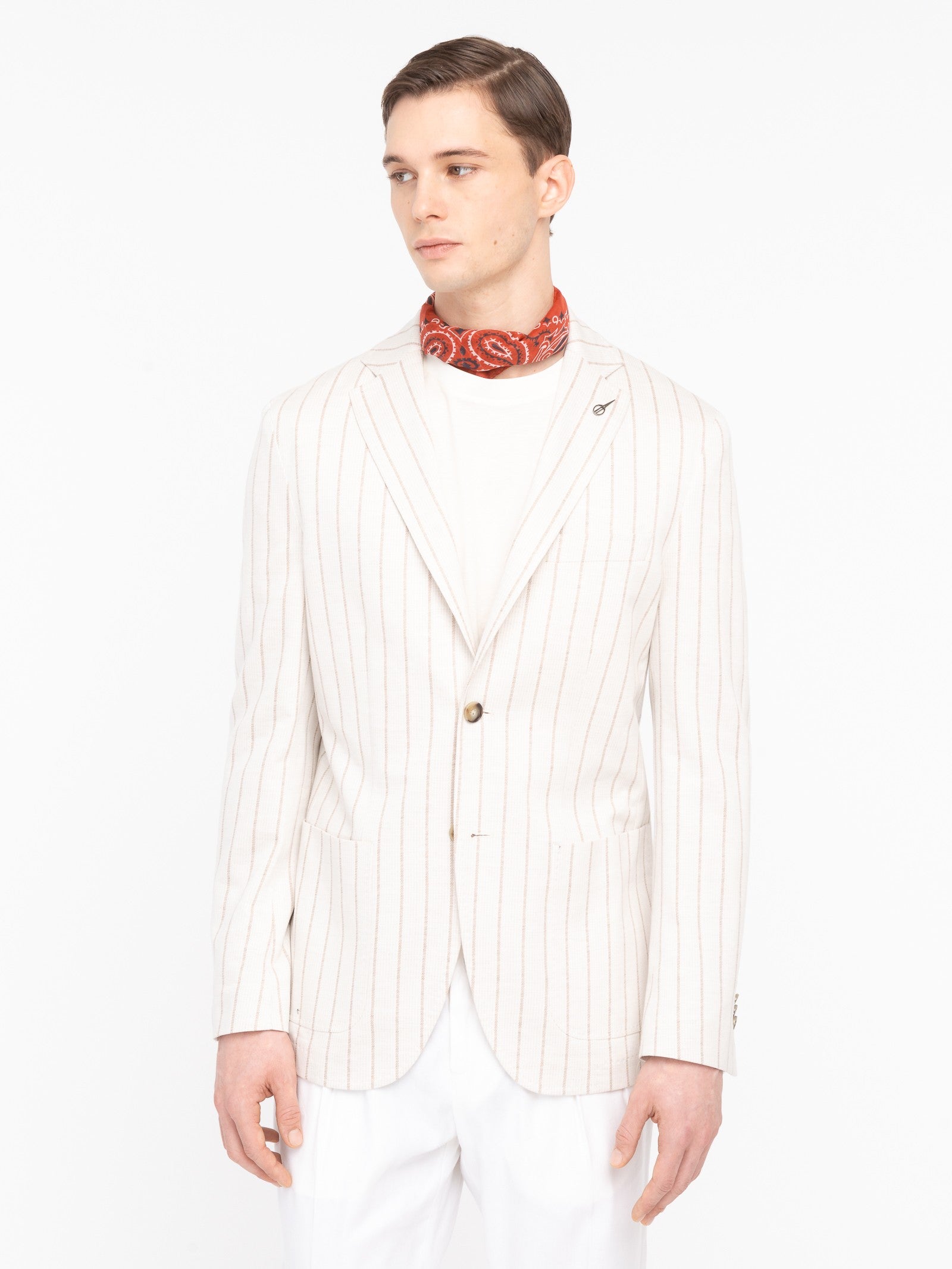 GIACCA JERSEY/MEN`S JERSEY JACKET 44 / BEIGE