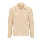 Bomber in maglia misto cotone 44 / BEIGE
