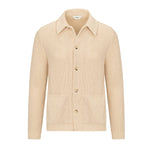 Bomber in maglia misto cotone 44 / BEIGE