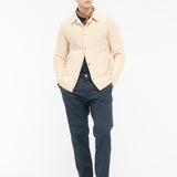 Bomber in maglia misto cotone 44 / BEIGE