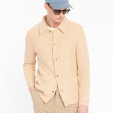 Bomber in maglia misto cotone 44 / BEIGE