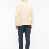 Bomber in maglia misto cotone 44 / BEIGE