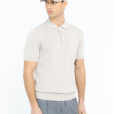 Polo in maglia jersey di cotone 3XL / BEIGE