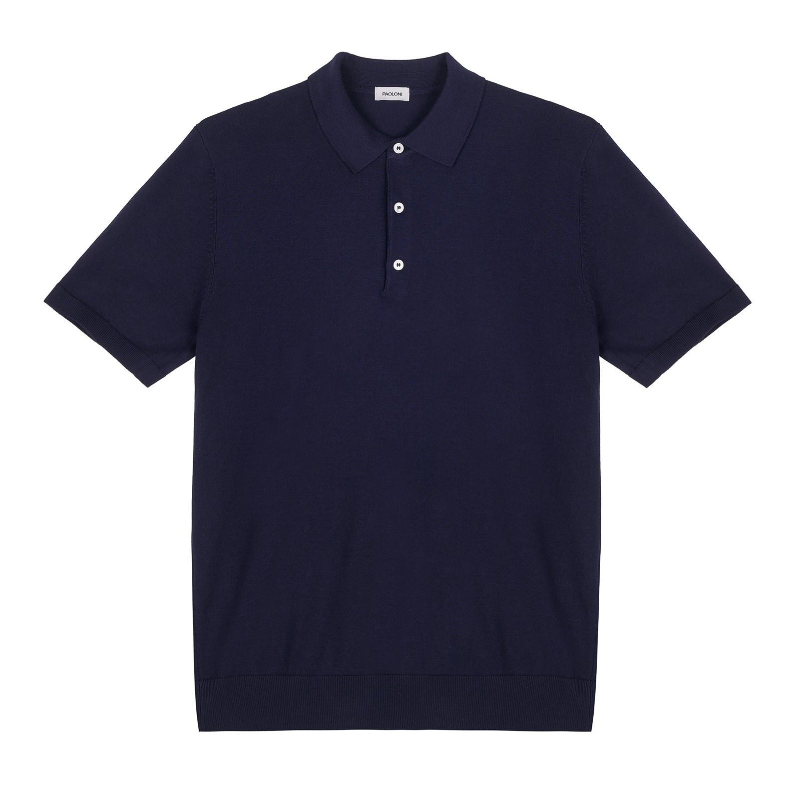 Polo in maglia jersey di cotone 3XL / BLU