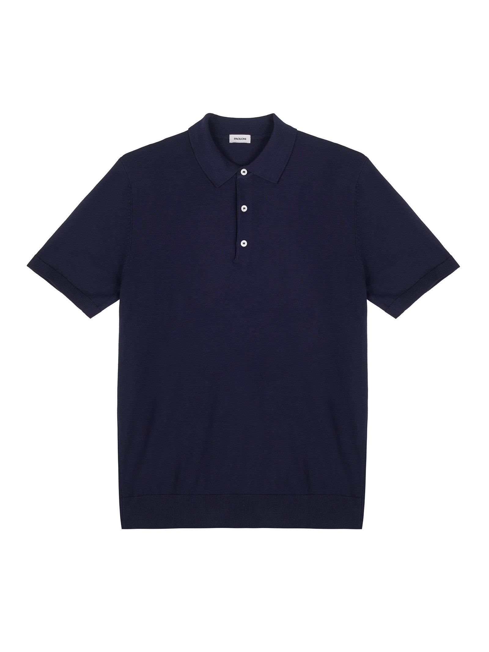 Polo in maglia jersey di cotone 3XL / BLU