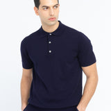 Polo in maglia jersey di cotone 3XL / BLU