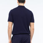 Polo in maglia jersey di cotone 3XL / BLU