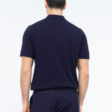 Polo in maglia jersey di cotone 3XL / BLU